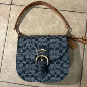 Denim Coach Bag